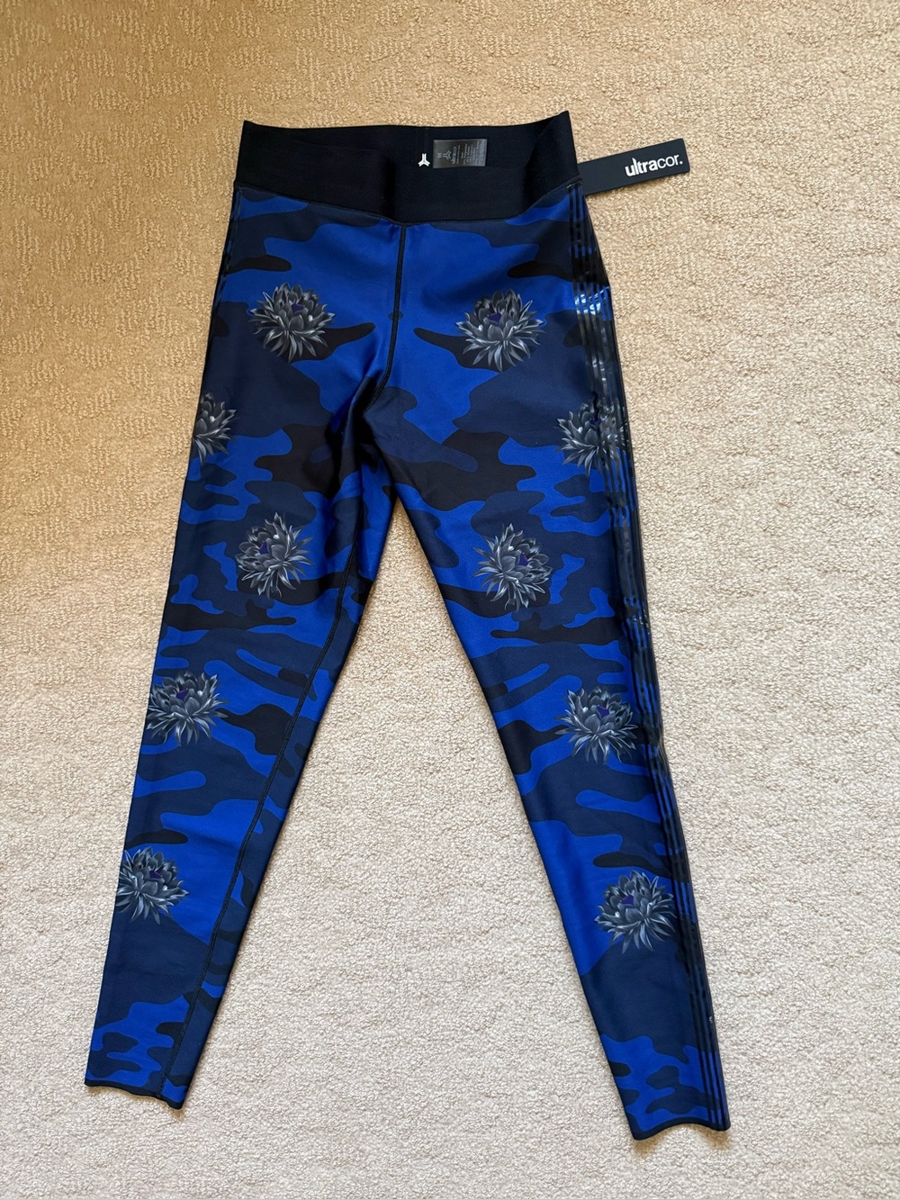 ultracor Black High-Waist Performance Leggings petite